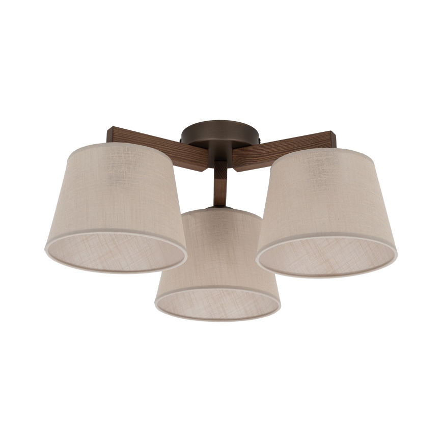 BRILAGI - lustră LED aplicată LATTE 3xE27/15W/230V pin/bej