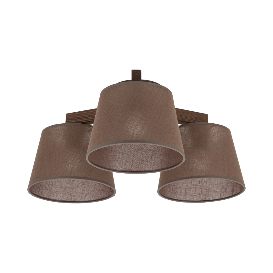 BRILAGI - Lustră LED aplicată LATTE 3xE27/15W/230V pin/maro