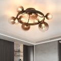 Brilagi - Lustră LED aplicată MILLA 10xG9/3W/230V maro/maro fumuriu