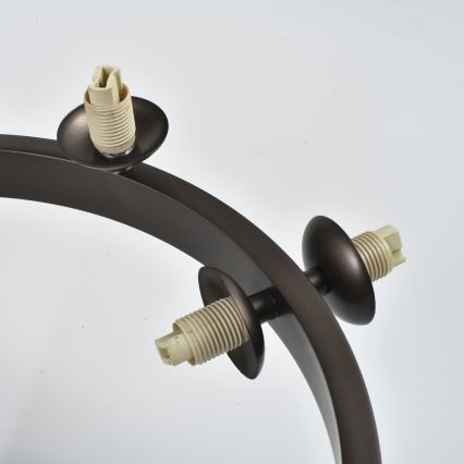 Brilagi - Lustră LED aplicată MILLA 10xG9/3W/230V maro/maro fumuriu