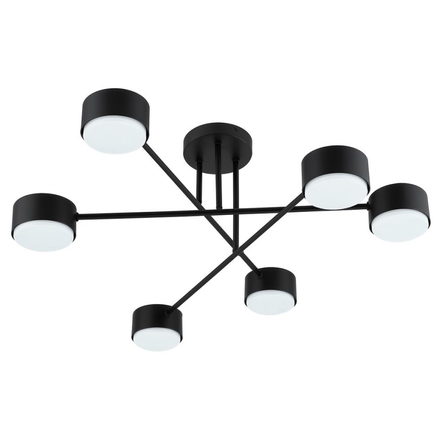 Brilagi - Lustră LED aplicată MONO 6xGX53/30W/230V neagră