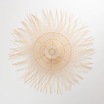 Brilagi - Lustră LED CERIA BOHO pe cablu, 1xE27/40W/230V, Ø 70 cm, bambus