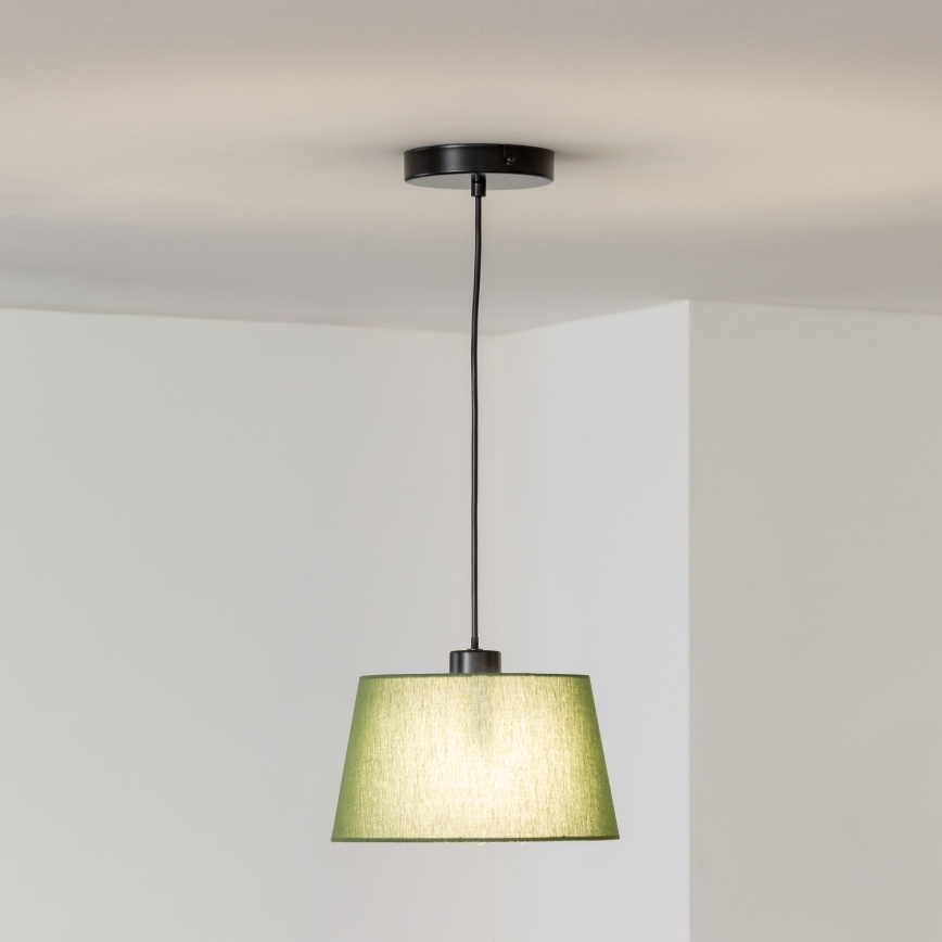 Brilagi - Lustră LED cu cablu CERIA 1xE27/40W/230V Ø25 cm verde