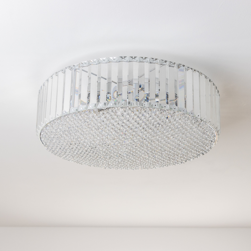 Brilagi - Plafonieră LED cu cristale GLAMOUR, 5×G9/42W/230V, Ø 46 cm
