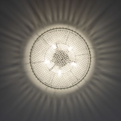 Brilagi - Plafonieră LED cu cristale GLAMOUR, 5×G9/42W/230V, Ø 46 cm
