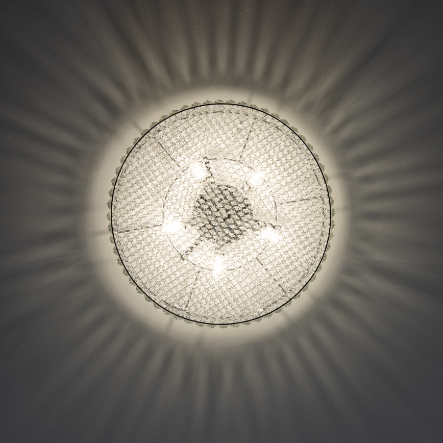Brilagi - Plafonieră LED cu cristale GLAMOUR, 5×G9/42W/230V, Ø 46 cm