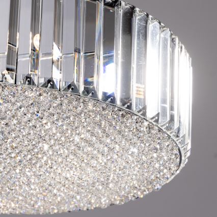 Brilagi - Plafonieră LED cu cristale GLAMOUR, 5×G9/42W/230V, Ø 46 cm