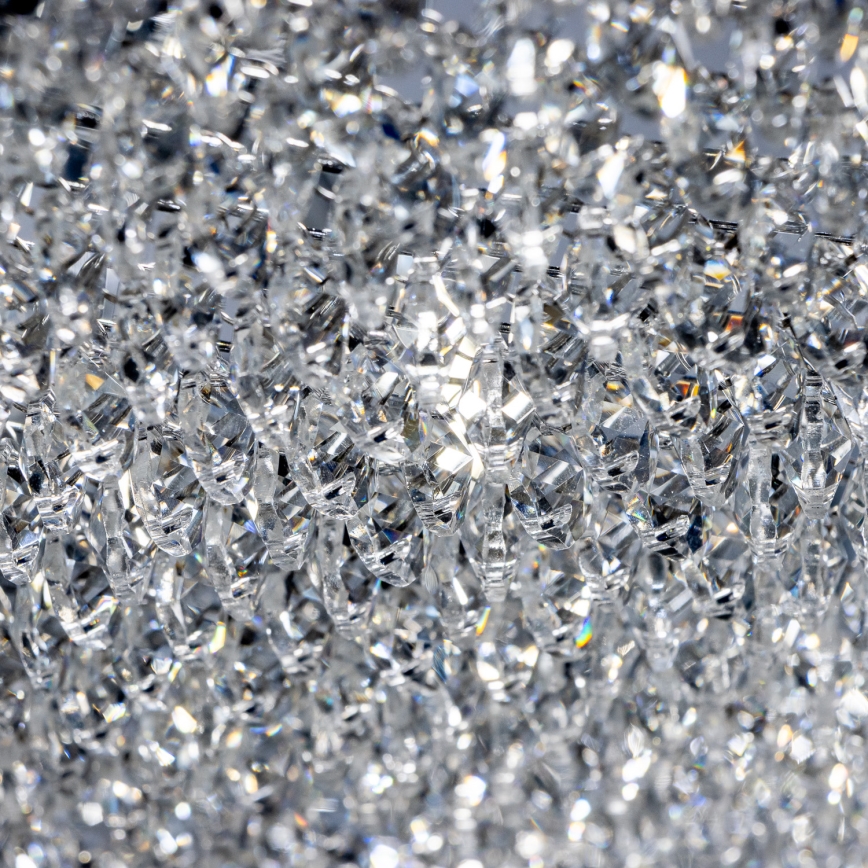 Brilagi - Plafonieră LED cu cristale GLAMOUR, 5×G9/42W/230V, Ø 46 cm