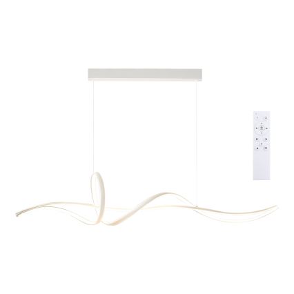Brilagi - Lustră LED dimabilă pe cablu SIGNATURE LED/55W/230V 3000-6000K 120x23 cm albă + telecomandă