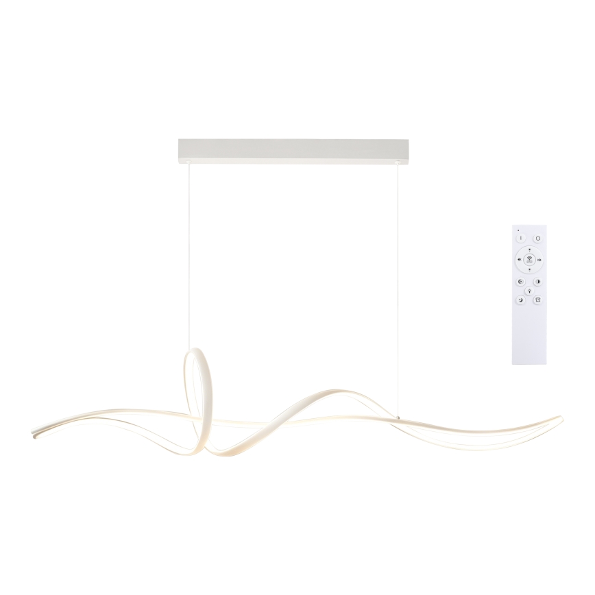 Brilagi - Lustră LED dimabilă pe cablu SIGNATURE LED/55W/230V 3000-6000K 120x23 cm albă + telecomandă