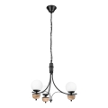 Brilagi - Lustra LED cu lanț COTTAGE 3xG9/40W/230V stejar/alb