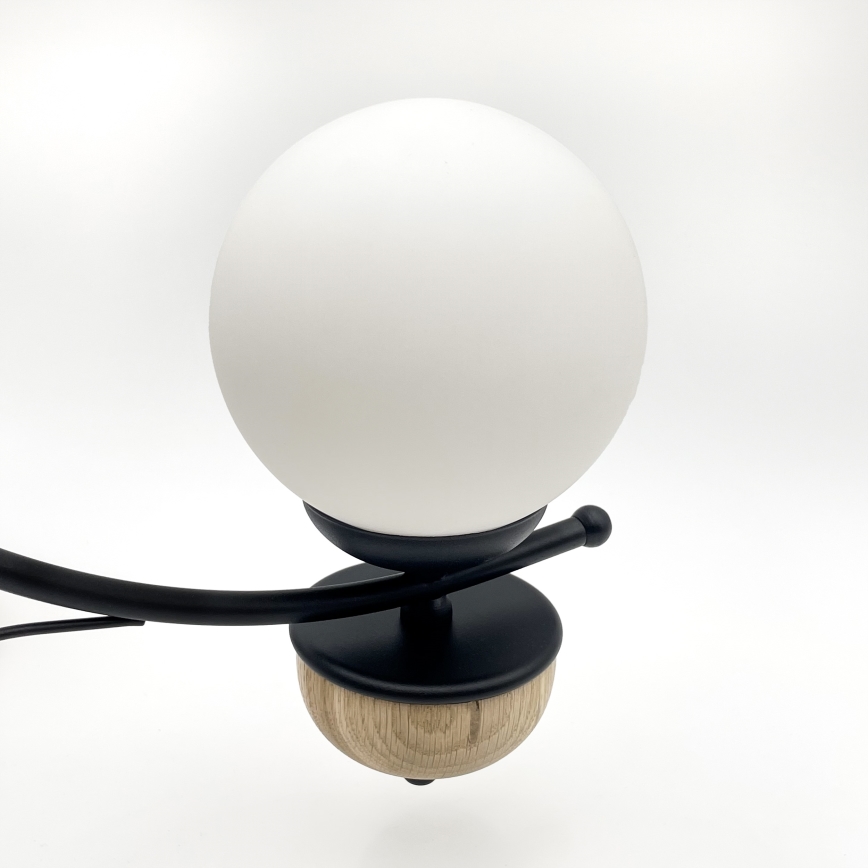 Brilagi - Lustra LED cu lanț COTTAGE 3xG9/40W/230V stejar/alb