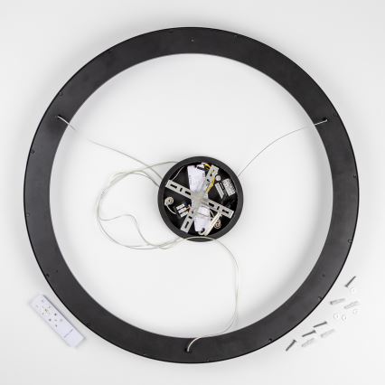 Brilagi - Lustră LED reglabilă pe cablu FALCON II LED/108W/230V 3000-6500K Ø 80 cm negru + telecomandă