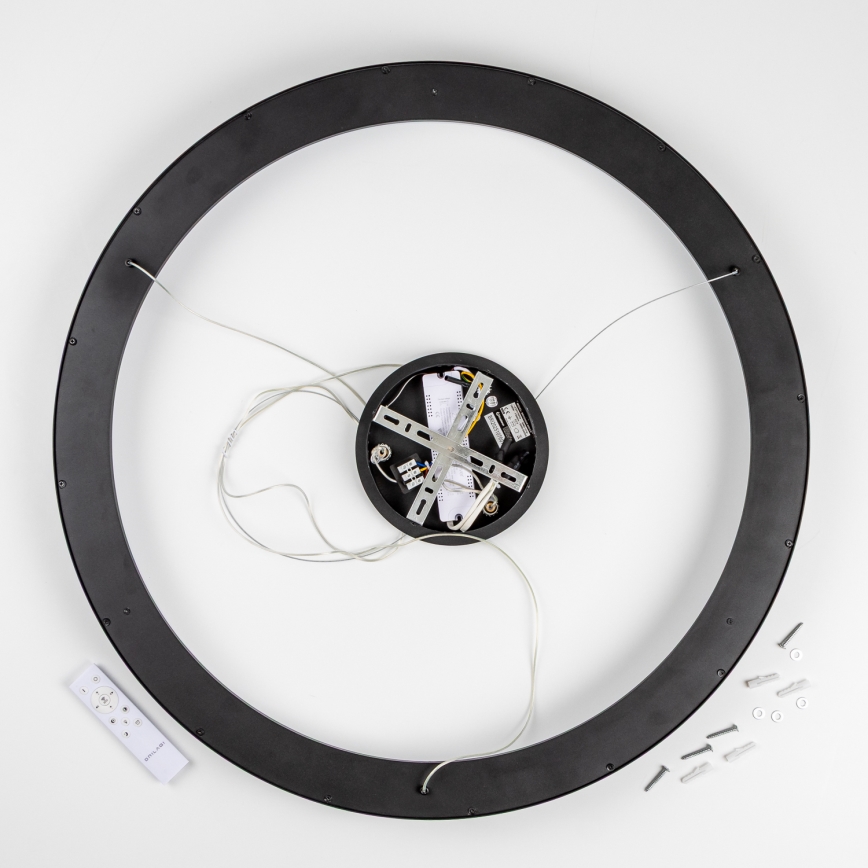 Brilagi - Lustră LED reglabilă pe cablu FALCON II LED/108W/230V 3000-6500K Ø 80 cm negru + telecomandă