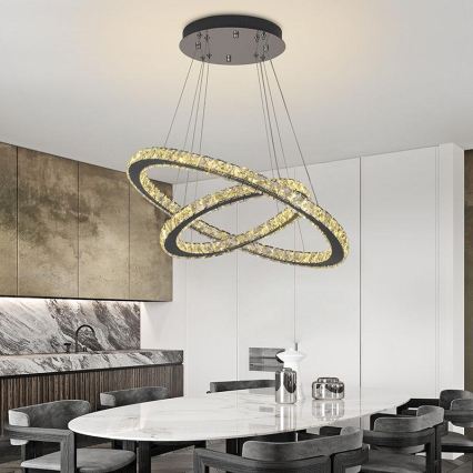 Brilagi - Lustră LED dimabilă pe cablu COSMOWAVE LED/115W/230V 3000-6500K + telecomandă