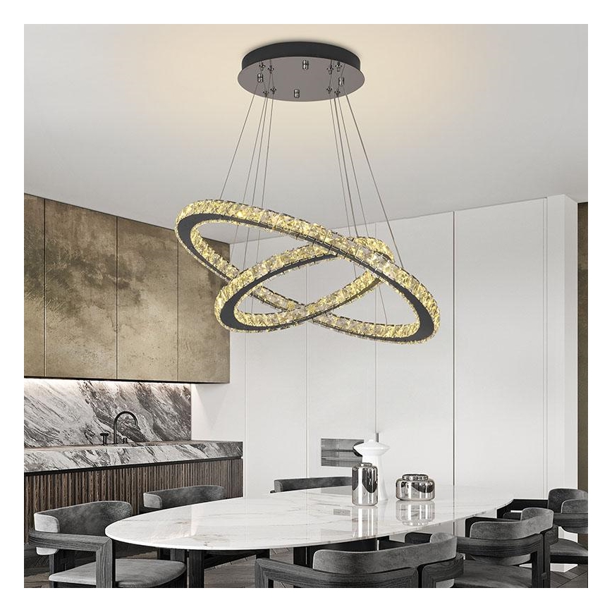 Brilagi - Lustră LED dimabilă pe cablu COSMOWAVE LED/115W/230V 3000-6500K + telecomandă