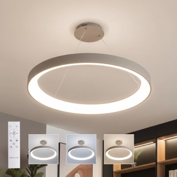 BRILAGI - lustră LED dimabilă pe cablu FALCON II LED/108W/230V 3000-6500K Ø 80 cm bej + telecomandă