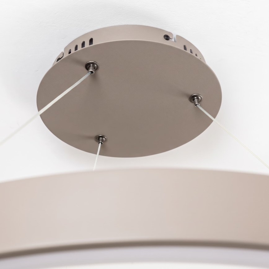 BRILAGI - lustră LED dimabilă pe cablu FALCON II LED/108W/230V 3000-6500K Ø 80 cm bej + telecomandă