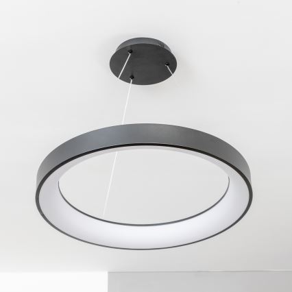 Brilagi - Lustra LED dimabilă pe cablu FALCON II LED/99W/230V 3000-6500K Ø 60 cm neagră + telecomandă