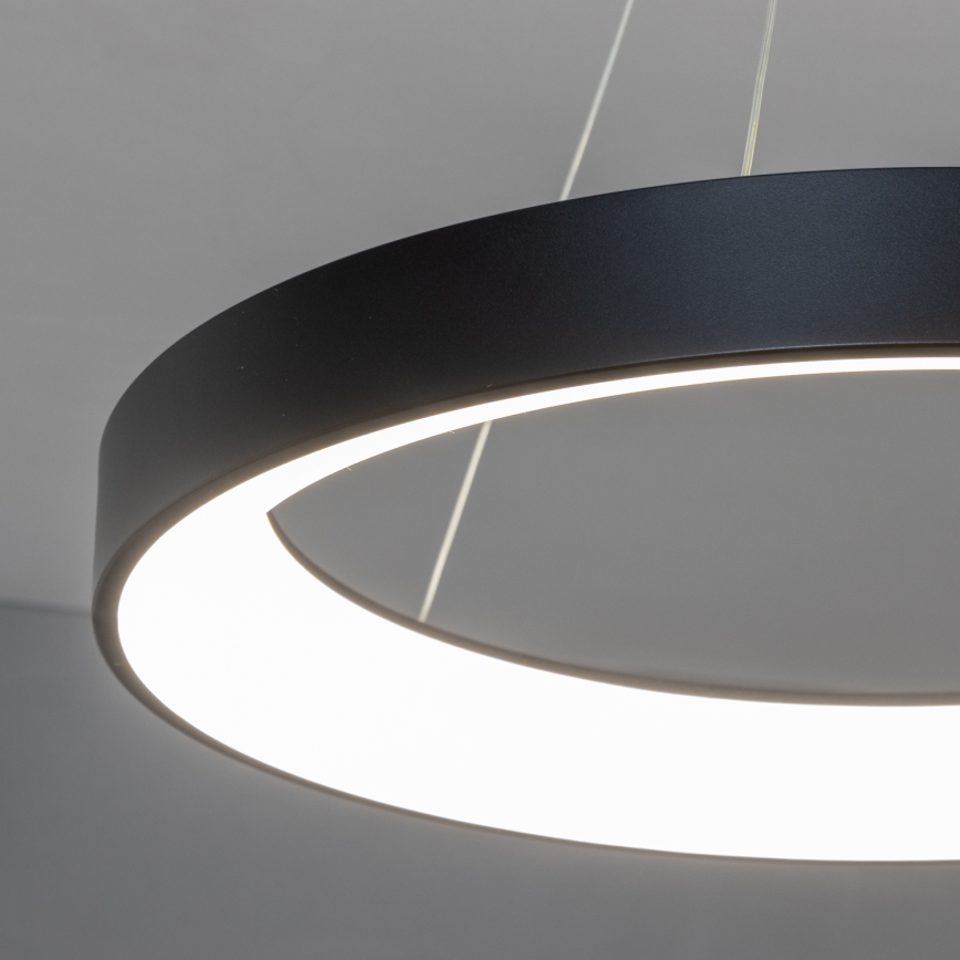 Brilagi - Lustra LED dimabilă pe cablu FALCON II LED/99W/230V 3000-6500K Ø 60 cm neagră + telecomandă