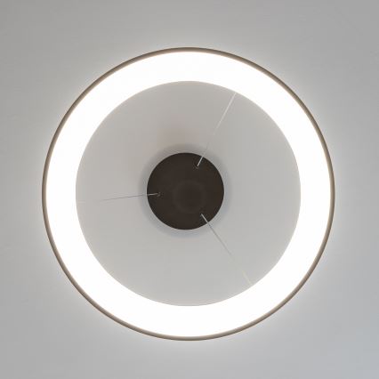 Brilagi - Lustra LED dimabilă pe cablu FALCON II LED/99W/230V 3000-6500K Ø 60 cm neagră + telecomandă