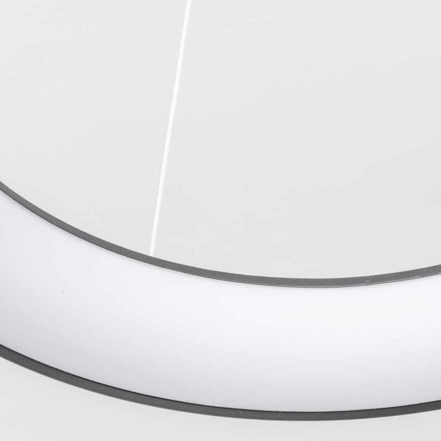 Brilagi - Lustra LED dimabilă pe cablu FALCON II LED/99W/230V 3000-6500K Ø 60 cm neagră + telecomandă