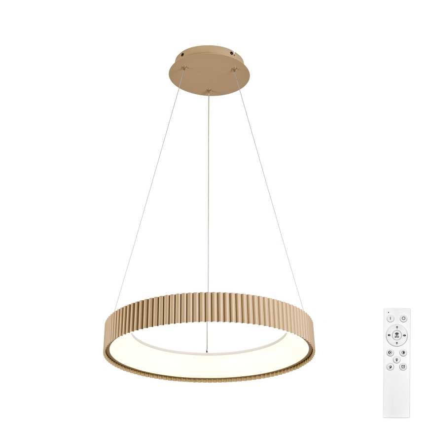 Brilagi - Lustra LED dimabilă suspendată pe cablu FALCON MODERN LED/30W/230V 3000-6500K 40 cm bej + telecomandă