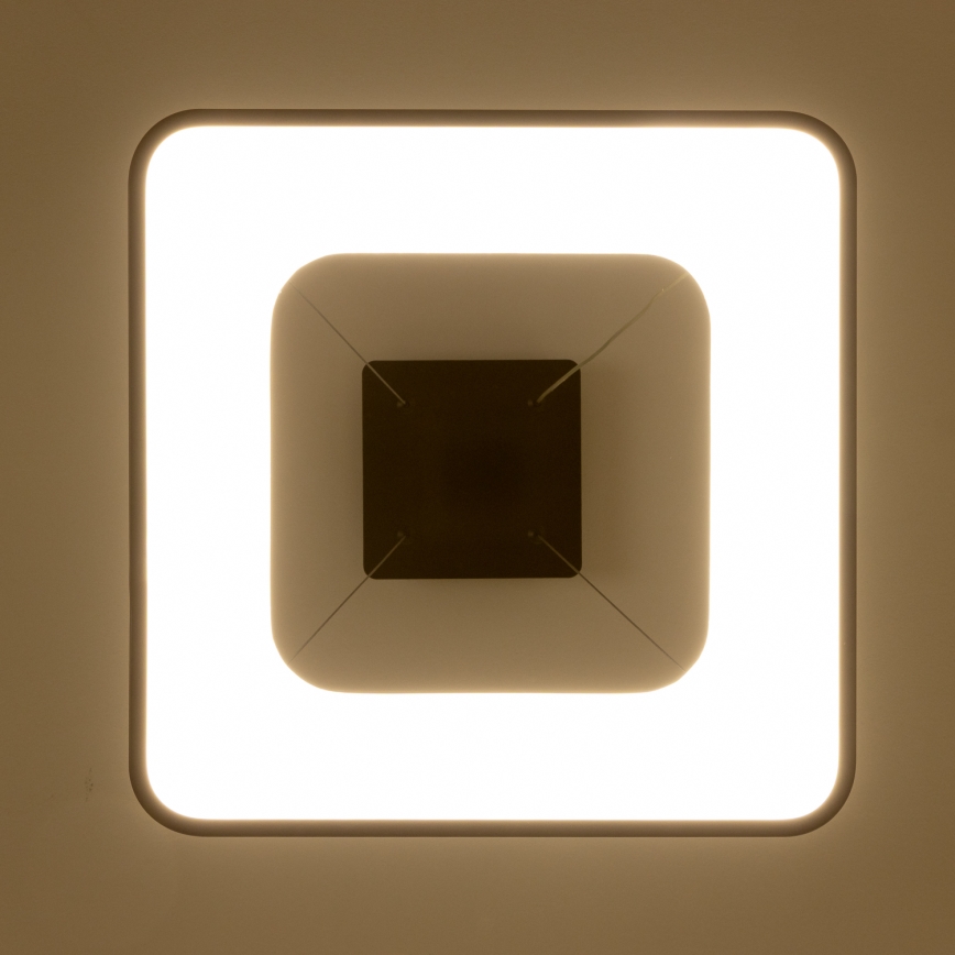 Brilagi - Lustră LED reglabilă pe cablu FALCON II LED/80W/230V 3000-6500K 40x40 cm neagră + telecomandă