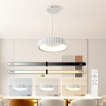 Brilagi - Lustră LED dimabilă suspendată pe cablu FALCON MODERN LED/30W/230V 3000-6000K Ø 40 cm alb + telecomandă