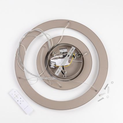 BRILAGI - Lustră LED reglabilă suspendată pe cablu FALCON SLIM LED/68W/230V 3000-6500K Ø 50 cm bej + telecomandă