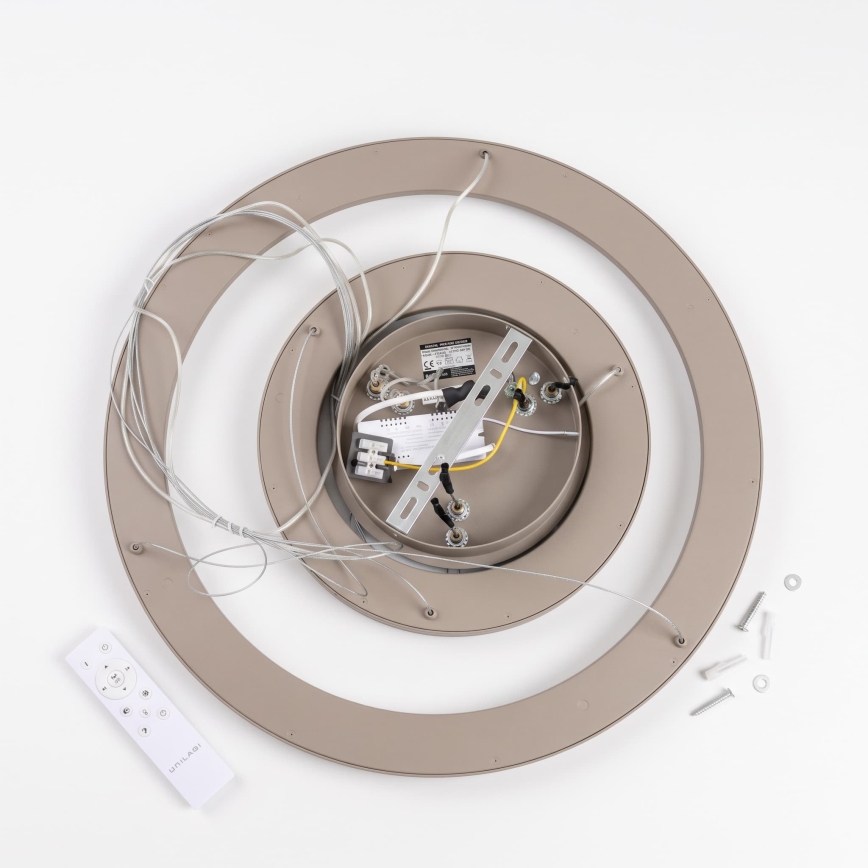 BRILAGI - Lustră LED reglabilă suspendată pe cablu FALCON SLIM LED/68W/230V 3000-6500K Ø 50 cm bej + telecomandă
