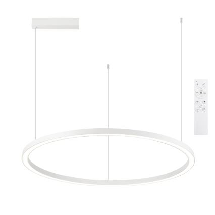 Brilagi - Lustru LED dimerizabil suspendat pe cablu PORTOFINO LED/60W/230V 3000-6000K Ø 80 cm alb + telecomandă
