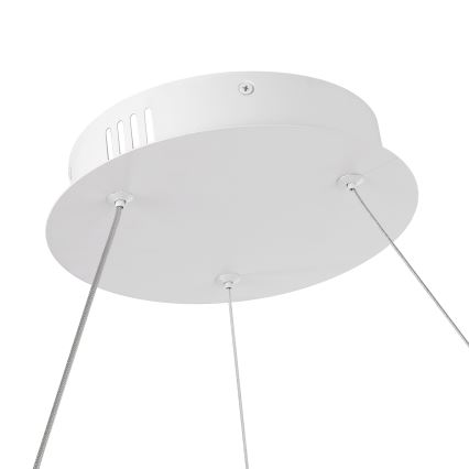 Brilagi - Lustru suspendat dimmabil TWISTER LED, 75 W, 230 V, 3000–6000 K, Ø70 cm, alb, cu telecomandă