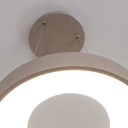 BRILAGI - Lustră LED reglabilă pe cablu FALCON II LED/67W/230V 3000-6500K Ø 40 cm bej + telecomandă