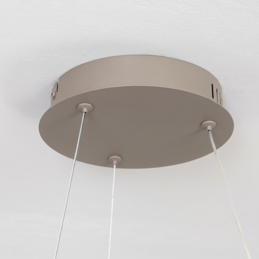 BRILAGI - Lustră LED reglabilă pe cablu FALCON II LED/67W/230V 3000-6500K Ø 40 cm bej + telecomandă