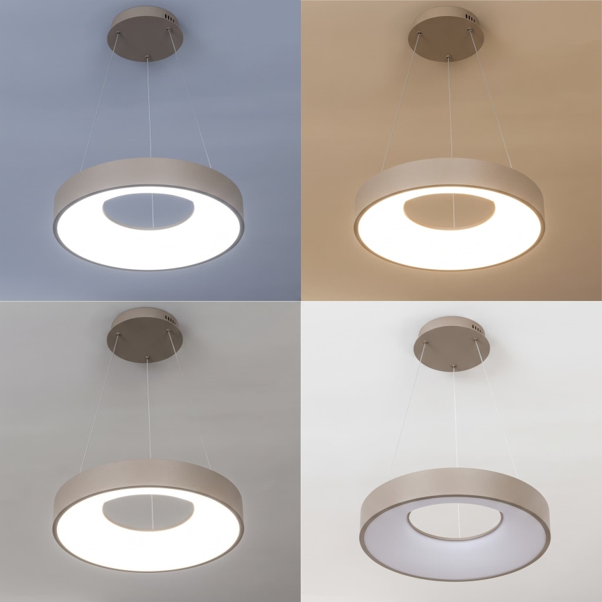 BRILAGI - Lustră LED reglabilă pe cablu FALCON II LED/67W/230V 3000-6500K Ø 40 cm bej + telecomandă
