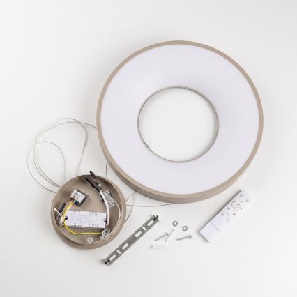BRILAGI - Lustră LED reglabilă pe cablu FALCON II LED/67W/230V 3000-6500K Ø 40 cm bej + telecomandă