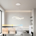 Brilagi - Lustră LED dimmabilă pe cablu INFINITY LED/55W/230V 3000-6000K 50x50 cm albă + telecomandă