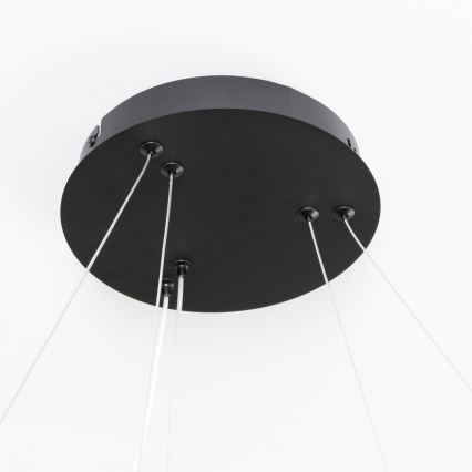 Brilagi - Lustră LED dimmabilă suspendată pe cablu FALCON SLIM LED/68W/230V 3000-6500K Ø 50 cm negru + telecomandă