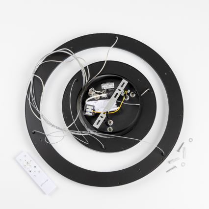 Brilagi - Lustră LED dimmabilă suspendată pe cablu FALCON SLIM LED/68W/230V 3000-6500K Ø 50 cm negru + telecomandă