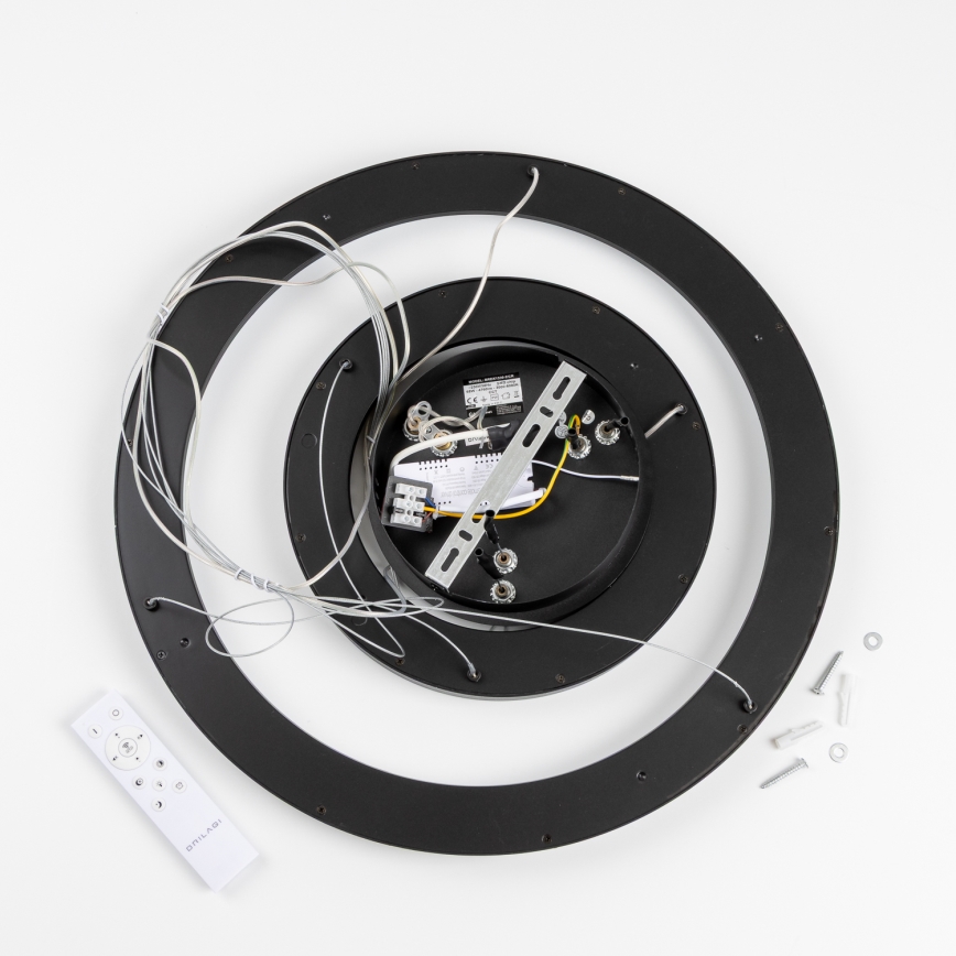 Brilagi - Lustră LED dimmabilă suspendată pe cablu FALCON SLIM LED/68W/230V 3000-6500K Ø 50 cm negru + telecomandă