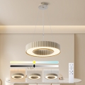 Brilagi - Lustră LED dimmabilă suspendată pe cablu LUMIX LED/48W/230V 3000-6000K bej, Ø 50 cm + telecomandă