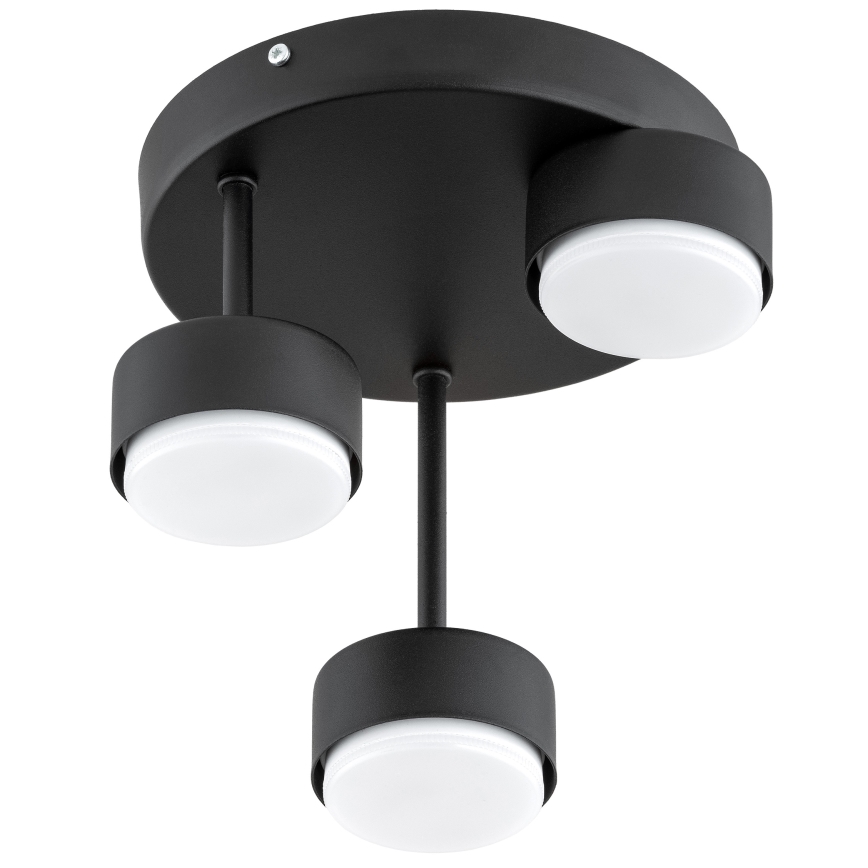 Brilagi - Lustră LED MONO montată pe plafon 3xGX53/30W/230V, negru