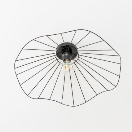 Brilagi - Lustră LED montată pe tavan CERIA WIRE 1xE27/40W/230V diam. 60 cm negru
