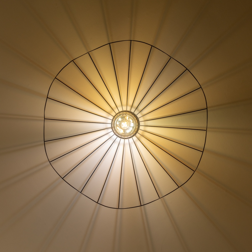 Brilagi - Lustră LED montată pe tavan CERIA WIRE 1xE27/40W/230V Ø 80 cm negru