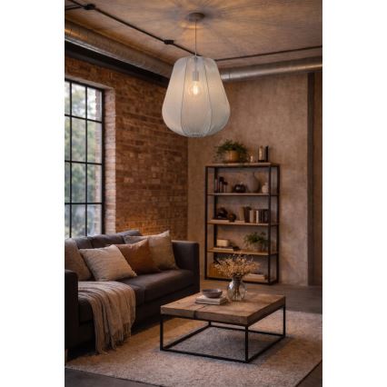 Brilagi - Lustră LED pe cablu ARVEN 1x E27/8W/230V Ø 37 cm gri