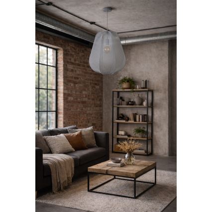 Brilagi - Lustră LED pe cablu ARVEN 1x E27/8W/230V Ø 37 cm gri