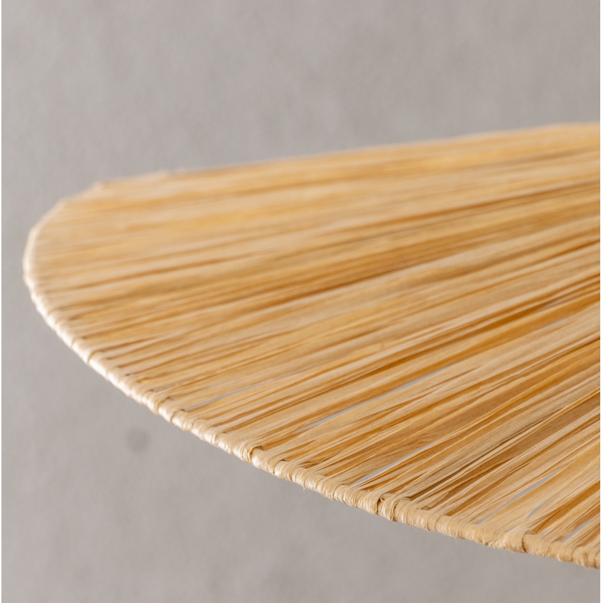 Brilagi - Lustră LED pe cablu CERIA BOHO 1xE27/40W/230V Ø 80 cm rafie