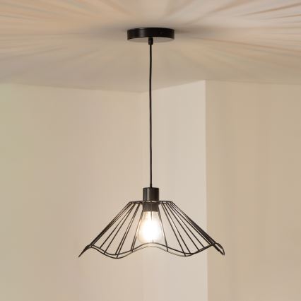 Brilagi - Lustră LED pe cablu CERIA WIRE, 1xE27/40W/230V, Ø 40 cm, neagră