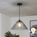 BRILAGI - Lustră LED pe cablu CERIA WIRE 1xE27/40W/230V Ø 45 cm neagră